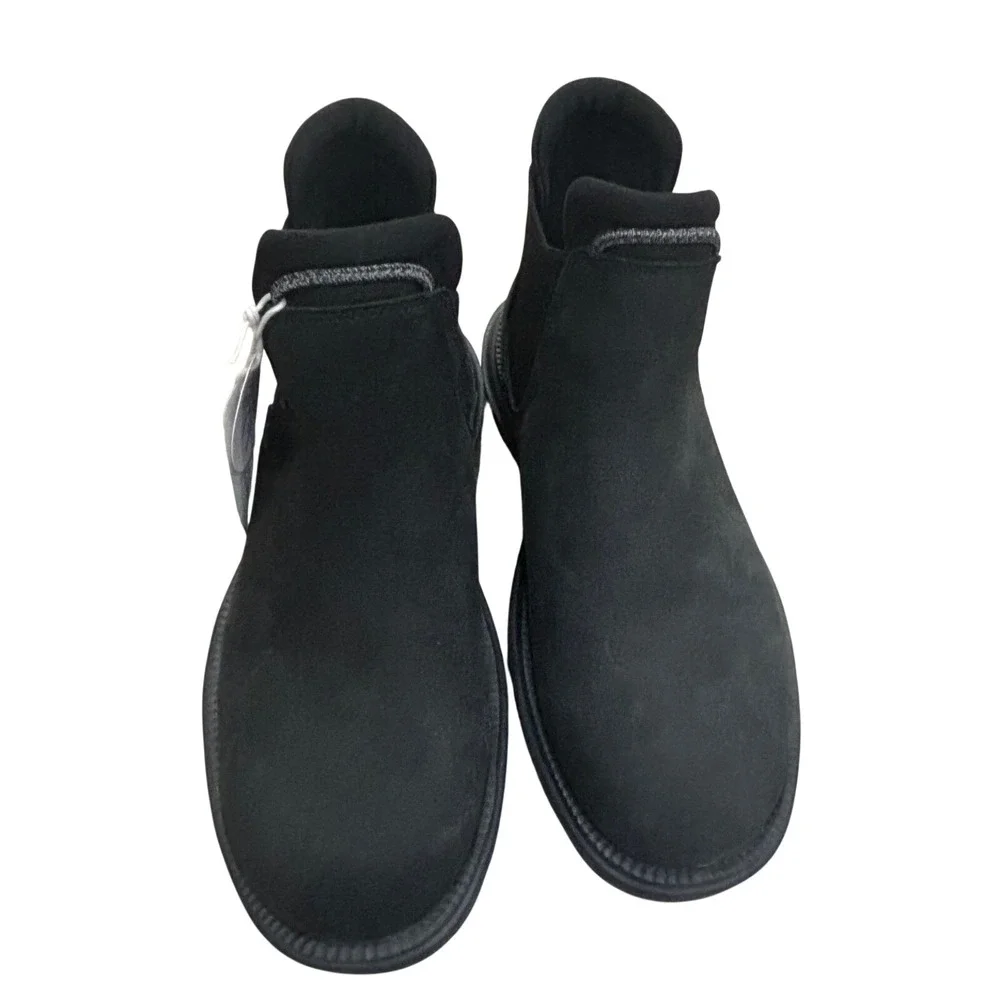 Hey Dude Branson‎ Boot M Craft Leather Black Mens Size 7 Chelsea Boots 40187-001